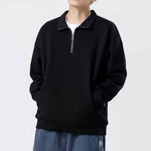 <span class=keywords><strong>Felpa</strong></span> da uomo <span class=keywords><strong>con</strong></span> collo a mezza Zip <span class=keywords><strong>con</strong></span> tasche risvolto Casual manica lunga <span class=keywords><strong>Polo</strong></span> Pullover sportivo top - Product Image 6