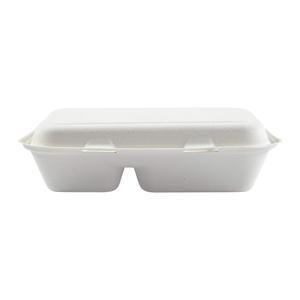 Boîte de sugarcan jetable 100% écologique, 3 compartiments, emballage pour <span class=keywords><strong>gyropode</strong></span> - Product Image 3