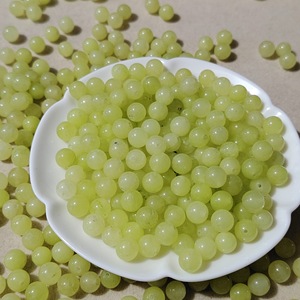 Perles de jade vert naturel nouveau Canada en gros vente chaude jade néphrite poli pour la fabrication de bijoux en pierres précieuses - Product Image 5