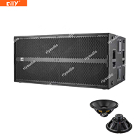 SUB9006AS Caisson de basses actif professionnel double 18 pouces en contreplaqué Neo LF avec module amplificateur à aimant de 100 mm 1500W pour bar/spectacle/scène