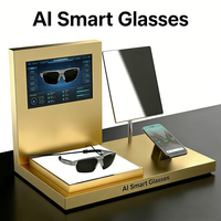 Support d'affichage en acrylique pour lunettes intelligentes IA en PMMA, personnalisé en usine, recyclable, avec écran LCD 10 pouces