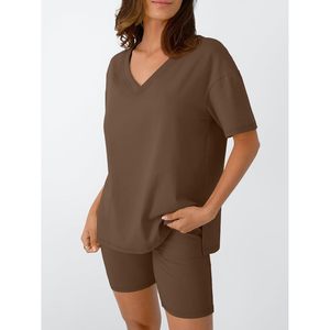 Trajes personalizados de verano y primavera 2025 para Mujer Colección Queen Tops y pantalones cortos de vacaciones a juego XS XL tallas XL - Product Image 1