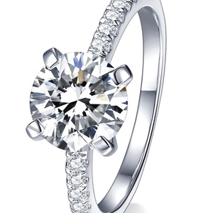 แหวนแต่งงานฮิปฮอปดีไซน์แมงมุม แหวนเงินแท้ 925 ประดับเพชรโมอิสซาไนต์ VVS ทรงฮาโล สำหรับผู้ชายและผู้หญิง สีทองขาว - Product Image 5