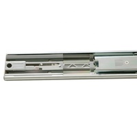 HA4543 Glissières à roulement à billes à 3 sections de 12 pouces Glissières de tiroir fermées de 300mm Charge de 45kg pour armoire/meubles