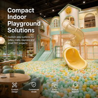 Equipo para Centro de Juegos Infantiles, Módulos de Tienda con Diseño de Castillo de Hadas, Túnel para Gatear, Piscina de Pelotas, Certificación CE ASTM EN1176, Proyecto para Centro Comercial