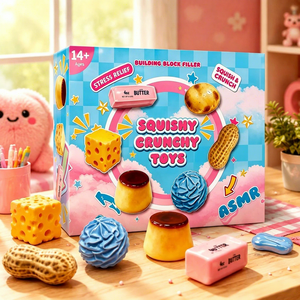 Wholesale Assorted Squishy Toy Set Cute Soft Squeeze <b>Fidget</b> Sensory Stress Relief Novelty Toys for Gifts - Product Image 2