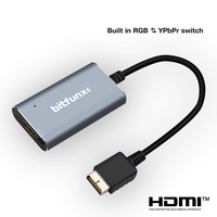 Hochwertiger Adapter HD-Konverterkabel für Retro PS1 PS2 HD-Adapter Konverter Spielzubehör