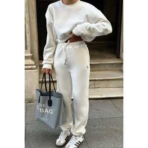 Conjunto de Sudadera con Capucha Blanca Reflectante, Chándal Informal Vintage con Logotipo Estampado Ligero y Transpirable para Gimnasio, Correr, Invierno - Product Image 2