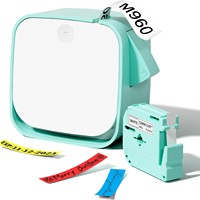 M960 Printer Label Transfer Termal Portabel untuk Penggunaan di Rumah, Dilengkapi Fitur Mobile, Antarmuka Tipe-C, 203PDI, Grosir Lintas Negara