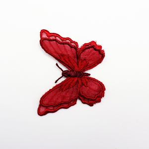 أزياء مطرزة مطرزة شكل فراشة بقع الملابس الدانتيل بو تصميم مخصص للقبعة الملابس خياطة على - Product Image 6