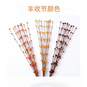 กิ่งไม้ประดิษฐ์ Lanxin ผลเบอร์รี่หลากสี ตกแต่งด้วยลวดเหล็ก ทำด้วยมือ สำหรับตกแต่งบ้านในวันหยุดและเทศกาลต่างๆ - Product Image 3