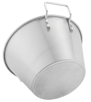 Pot Cazo robuste en acier inoxydable pour cuisine de restaurant Inoxidable avec de grandes tailles