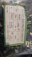 Condensateur 35V1500uf faible ESR