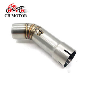 Pour Yamaha FZ8 FZ8N FZ8S F Z8 S FZ8N YZF-FZ8 FZ800 <span class=keywords><strong>Fazer</strong></span> 2010 - 2015, échappement de <span class=keywords><strong>moto</strong></span>, tuyau de liaison intermédiaire, 51 mm - Product Image 1