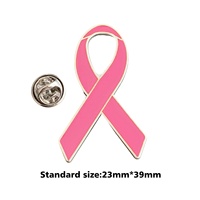 Sensibiliser au cancer rose rouge jaune ruban de santé mentale insigne en métal broches Logo personnalisé émail dur doux épinglette à vêtements