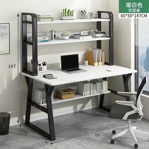 Mesa de oficina de madera maciza moderna de alta calidad, diseño simple para estudio en casa o trabajo, muebles a buen precio - Product Image 5