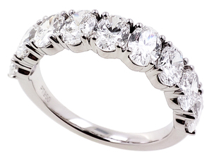 IGI certifié CVD HPHT laboratoire cultivé créé diamants bague 18k or massif ovale bague de fiançailles bijoux fins pour les femmes - Product Image 2