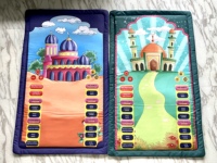 Prix de gros direct d'usine, cadeau islamique du Ramadan, tapis de prière interactif électronique pour enfants musulmans, tapis de prière AS-MT300