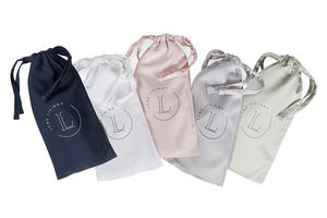 Masque pour les yeux en soie de bambou Tencel Lyocell naturel personnalisé en gros blanc avec boîte-cadeau pour le sommeil et la santé des yeux - Product Image 2