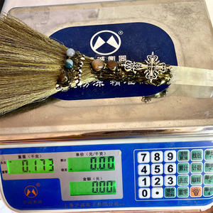 Nouvel arrivage, vente en gros, fait à la main, pierres de guérison en cristal, sorcière spirituelle, balai magique pour décoration - Product Image 6