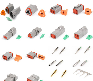 Tự động xe điện không thấm nước 3-pin nam nữ thiết bị đầu cuối powercon Brass liên hệ với chất liệu nylon nhà ở/31403-2710 kết nối - Product Image 2