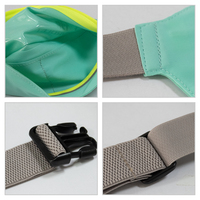 Ceinture de course personnalisée imperméable à séchage rapide et réfléchissante, sans rebondissement, avec porte-téléphone et sac banane