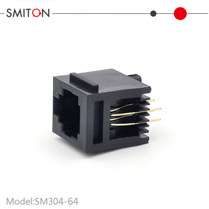 Connettore Telefonico Modulare <span class=keywords><strong>RJ11</strong></span> Femmina 6P4C per PCB - Product Image 4