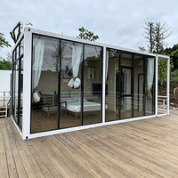 Maison conteneur préfabriquée sur mesure OEM à assemblage rapide, 2 étages, pour dortoir de camp, entrepôt portable, appartement, bureau, bâtiment