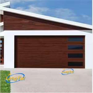 LONG TAI <span class=keywords><strong>Porte</strong></span> de <span class=keywords><strong>garage</strong></span> en bois bon marché en alliage d'aluminium <span class=keywords><strong>Porte</strong></span> de <span class=keywords><strong>garage</strong></span> résidentielle à panneau isolé étanche automatique pour la maison - Product Image 5
