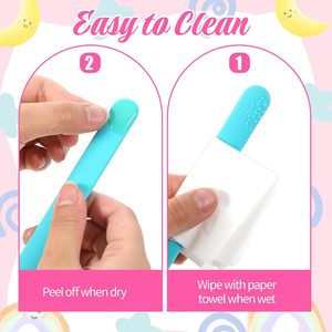 Varillas de Silicona para Mezclar Resina, Palitos de Silicona para Helados, Espátula de Silicona para Mezclar Resina, Cera, Pintura, Epoxi, Manualidades - Product Image 4