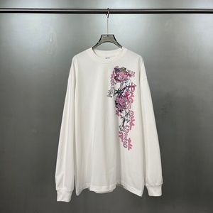 เสื้อยืดแขนยาวสไตล์วินเทจ Y2K ผ้าฝ้าย 100% คุณภาพสูง น้ำหนัก 305 กรัม ยี่ห้อ Gravvi Custom Manufacture สำหรับผู้หญิงและผู้ชาย - Product Image 1