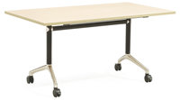 Table pliante moderne pour réunions, table de formation pliable, table de conférence modulaire à plateau rabattable pour bureau et école