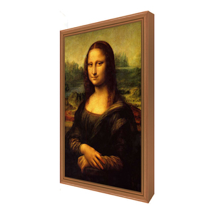 Wooden Frame Digital Photo LCD Display 21.5-65 Inches <b>Wall</b> Mounted Anti-Glare Eye <b>Screen</b> Digital Signagel - Product Image 6