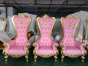 Sillones de Pedicura de Belleza, Muebles de Salón de Lujo, Sillones de Masaje para Spa de Pies, Sillón Tipo Trono Rosa - Product Image 6