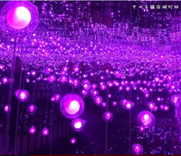 Luminaire suspendu en verre à LED décoratif pour la Saint-Valentin, éclairage à fibres optiques, lustre à LED RVB