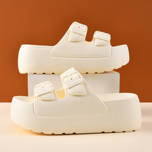 Sandalias de verano para mujer con suela gruesa, transpirables, antideslizantes, con hebilla de EVA, para playa y exteriores. - Product Image 3