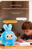 Juguetes Inteligentes, Juguete de Peluche Interactivo con IA, Robot Inteligente Multilingüe, Muñeca Educativa Temprana para Niños