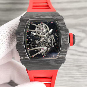 นาฬิกาข้อมือผู้ชายระดับไฮเอนด์ ดีไซน์โปร่ง พร้อมสายยาง - Product Image 1