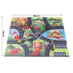 7.5CM piccoli dinosauri 3D Dino scena del mondo giocattolo realistico di colore <span class=keywords><strong>rosso</strong></span> in gomma Carnotaurus modello <span class=keywords><strong>dinosauro</strong></span> giocattolo per bambini - Product Image 6