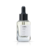 30ml bouteille en verre carré fond de teint solution liquide compte-gouttes d'huile essentielle fond épais bouteille d'essence