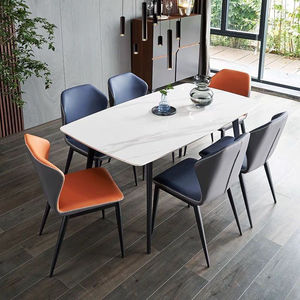 Set di mobili per <span class=keywords><strong>soggiorno</strong></span> luce di lusso vendita calda nuovo Design <span class=keywords><strong>moderno</strong></span> <span class=keywords><strong>tavolo</strong></span> da pranzo <span class=keywords><strong>con</strong></span> <span class=keywords><strong>tavolo</strong></span> da pranzo quadrato - Product Image 5