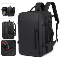 Sac à dos pour ordinateur portable de luxe de haute qualité pour les voyages d'affaires, antivol, extensible, avec port de charge USB Type-C double, bande réfléchissante