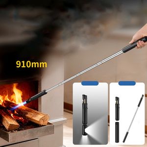 Briquet torche rechargeable au <span class=keywords><strong>butane</strong></span> coupe-vent avec lumière LED, ouvre-<span class=keywords><strong>bouteille</strong></span>, extensible - Product Image 2