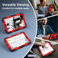 Étui robuste en silicone et PC avec support et sangle d'épaule pour Samsung Tab A11 8.7 2025 X110 X115 X117 Tab A9 8.7 X115N OEM ODM