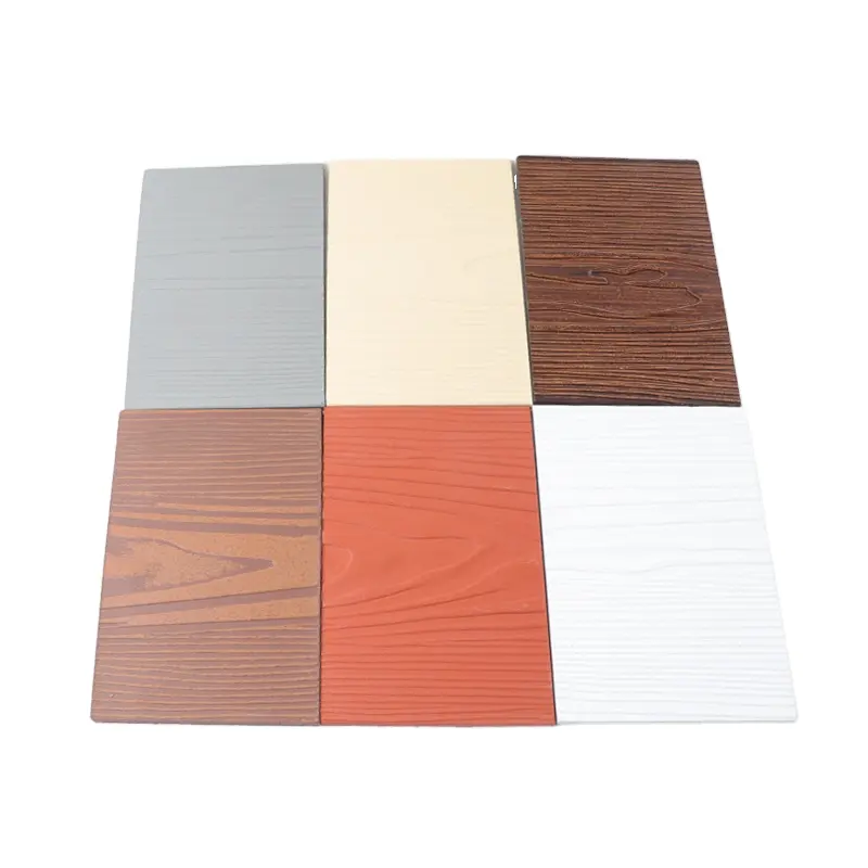 Wood Fiber Cement Panels For Exterior Decoration Building Boards House Siding Exterior Wall
