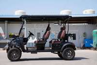 Voiturettes de golf électriques 4 places, 4 roues motrices, prix de gros, voiturettes de golf électriques avec voiturette club car buggy