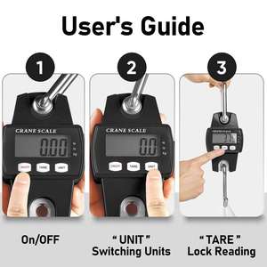 Hàng Hóa Tại Chỗ Của Nhãn Hiệu Xoay Quy Mô 300Kg Treo Quy Mô Kỹ Thuật Số Treo Có Trọng Lượng Đa Chức Năng Quy Mô Cần Cẩu - Product Image 5