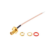 Câble adaptateur coaxial SMA mâle personnalisé vers UFL avec câble d'antenne RG1.13 en cuivre + PVC de 15 cm