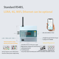 Medidor de Energía Inteligente Modbus TCP/IP TOPRIE de China, Analizador de Calidad de Energía con Riel DIN RJ45, Dispositivo de Monitoreo Eléctrico RS485
