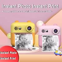 Appareil photo instantané pour enfants A22 HD avec imprimante intégrée, idéal pour les selfies des garçons et des filles, cadeau de Noël parfait